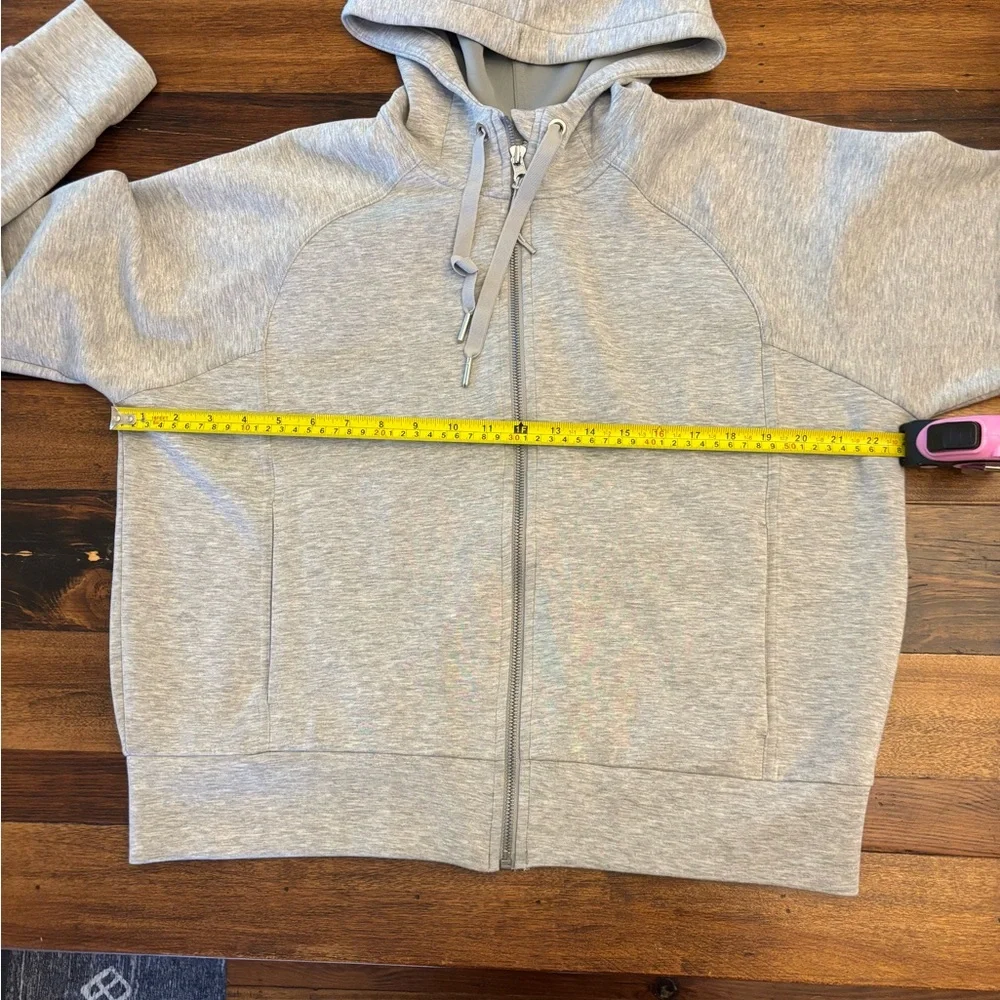 SPANX AirEssentials Light Gray Zip-Up Hoodie - Picture 6 of 6